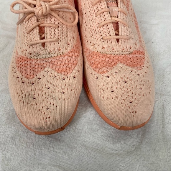 COLE HAAN Grand.OS Wingtip Oxford Stitchlite Misty Rose Peach Size 8B - Picture 6 of 10